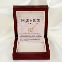 Load image into Gallery viewer, For Sister - Hearts in Unity - Everlasting Love Necklace - Bard Jewelry
