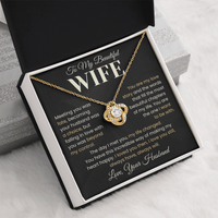 Load image into Gallery viewer, You Are My Love Story - Infinity Knot Necklace - Bard Jewelry
