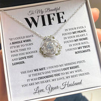 Load image into Gallery viewer, One Thing I got Right - Love Knot Necklace - Bard Jewelry
