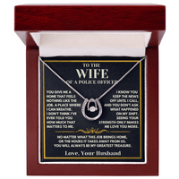 Load image into Gallery viewer, Gift For Wife - She Married a Cop - Bard Jewelry
