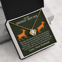 Load image into Gallery viewer, To My Smokin' Hot Doe - Everything You Give - Infinity Knot Necklace - Bard Jewelry

