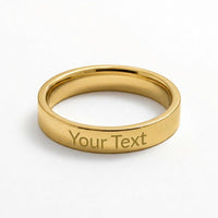 Load image into Gallery viewer, The "Two Hours to Get Ready" Ring — Funny Personalized Gift for Your Wife - Bard Jewelry
