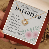 Load image into Gallery viewer, Gift For Daughter - Only Thing More Beautiful - Infinity Knot Necklace - Bard Jewelry
