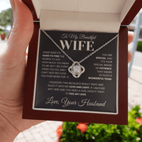 Load image into Gallery viewer, Gift For Wife - I See Everything - Infinity Knot Necklace - Bard Jewelry
