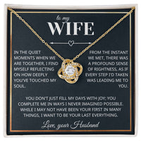 Load image into Gallery viewer, Sense of Rightness - Love Knot Necklace - Bard Jewelry

