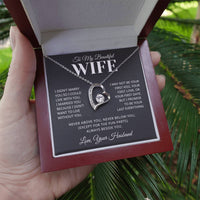 Load image into Gallery viewer, Gift For Wife - Always Beside you - Forever Love Necklace - Bard Jewelry
