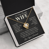 Load image into Gallery viewer, Gift For Wife "Best Thing that Ever Happened to Me" Infinity Knot Necklace - Bard Jewelry

