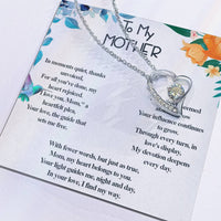 Load image into Gallery viewer, To My Mom - Guide That Sets Me Free - Forever Love Necklace - Bard Jewelry
