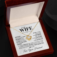 Load image into Gallery viewer, In You I Found Everything - Love Knot Necklace - Bard Jewelry
