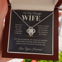 Load image into Gallery viewer, My Hearts Home - Infintiy Knot Necklace - Bard Jewelry
