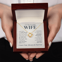 Load image into Gallery viewer, Gift For Wife - My Heart is Always With you - Infinity Knot Necklace - Bard Jewelry
