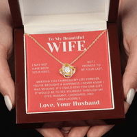Load image into Gallery viewer, Gift For Wife - Promise to be your last - Love Knot Necklace - Bard Jewelry

