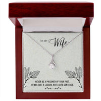 Load image into Gallery viewer, For My Wife - Never Be a Prisoner - Alluring Beauty Necklace (Yellow &amp; White Gold Variants) - Bard Jewelry
