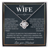 Load image into Gallery viewer, Fates Handiwork - Love Knot Necklace - Bard Jewelry

