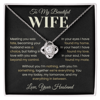 Load image into Gallery viewer, Falling in Love With You Was Out of My Control - Infinity Knot Necklace - Bard Jewelry
