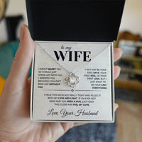 Load image into Gallery viewer, Be Your Last Everything - Love Knot Necklace - Bard Jewelry
