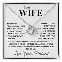 Load image into Gallery viewer, Everything I've Ever Wanted - Love Knot Necklace - Bard Jewelry
