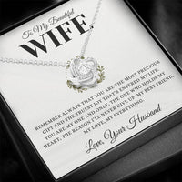 Load image into Gallery viewer, Gift for Wife - You are my one and only - Love Knot Necklace - Bard Jewelry
