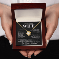 Load image into Gallery viewer, Gift For Wife - How Incredible You Truly Are - Infinity Knot Necklace - Bard Jewelry
