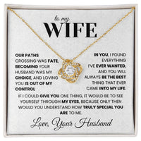 Load image into Gallery viewer, Everything I've Ever Wanted - Love Knot Necklace - Bard Jewelry
