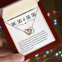 Load image into Gallery viewer, For Sister - Hearts in Unity - Interlocking Hearts Necklace (NB) - Bard Jewelry
