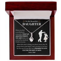 Load image into Gallery viewer, To My Amazing Daughter - Alluring Beauty Necklace - Bard Jewelry
