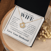 Load image into Gallery viewer, Gift For Wife - Admired, Cherished, Loved - Infinity Knot Necklace - Bard Jewelry
