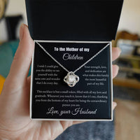 Load image into Gallery viewer, For My Wife - Awe and Wonder - Love Knot Necklace (Yellow &amp; White Gold Variants) - Bard Jewelry
