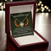Load image into Gallery viewer, The Way You Make My Gun Fire is a Nice Bonus - Infinity Knot Neckalce - Bard Jewelry
