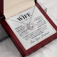 Load image into Gallery viewer, Every Beat of My Heart - Love Knot Necklace - Bard Jewelry
