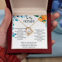 Load image into Gallery viewer, To My Mom - Guide That Sets Me Free - Forever Love Necklace - Bard Jewelry
