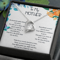 Load image into Gallery viewer, To My Mom - Guide That Sets Me Free - Forever Love Necklace - Bard Jewelry
