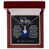 Load image into Gallery viewer, She Does The Impossilble Necklace - Gift For Wife - Bard Jewelry
