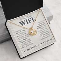 Load image into Gallery viewer, Gift For Wife - I See Everything You Do - Infinity Knot Necklace - Bard Jewelry
