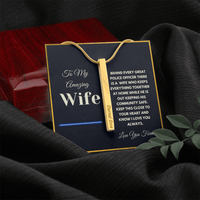 Load image into Gallery viewer, Heartfelt Gift For Police Officers Wife - Bard Jewelry
