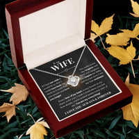 Load image into Gallery viewer, Love You Longer Love knot Necklace - Bard Jewelry
