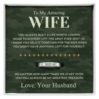 Load image into Gallery viewer, Worth Coming Home To - Engraved Ring - Bard Jewelry
