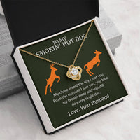 Load image into Gallery viewer, My Chase Ended The Day I Met You - Infintiy Knot Necklace - Bard Jewelry
