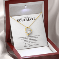 Load image into Gallery viewer, For Soulmate - Always Beside you - Forever Love Necklace - Bard Jewelry
