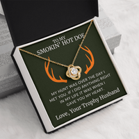 Load image into Gallery viewer, Gift - For Wife - When I Gave You My Heart - Infinity Knot Necklace - Bard Jewelry

