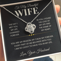 Load image into Gallery viewer, My Hearts Home - Infintiy Knot Necklace - Bard Jewelry
