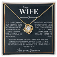 Load image into Gallery viewer, Miracle I Hoped to Find - Love Knot Necklace - Bard Jewelry
