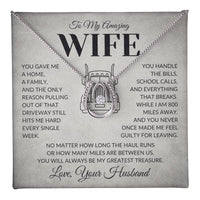 Load image into Gallery viewer, Gift For Wife Back Home - Truckers - Bard Jewelry
