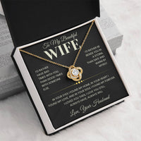 Load image into Gallery viewer, Gift For Wife "Always Have, Always Will" Infintiy Knot Necklace - Bard Jewelry
