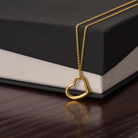 Load image into Gallery viewer, For My Wife - Delicate Heart Necklace - Bard Jewelry
