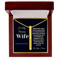 Load image into Gallery viewer, Heartfelt Gift For Police Officers Wife - Bard Jewelry
