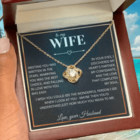 Load image into Gallery viewer, Written in the Stars - Love Knot Necklace - Bard Jewelry
