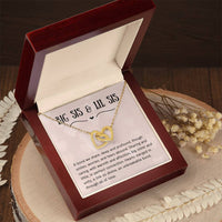 Load image into Gallery viewer, For Sister - Hearts in Unity - Interlocking Hearts Necklace - Bard Jewelry
