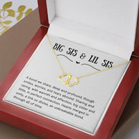 Load image into Gallery viewer, For Sister - Hearts in Unity - Everlasting Love Necklace (NB) - Bard Jewelry
