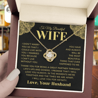 Load image into Gallery viewer, Gift For Wife - Love You For Infinity - Infinty Knot Necklace - Bard Jewelry
